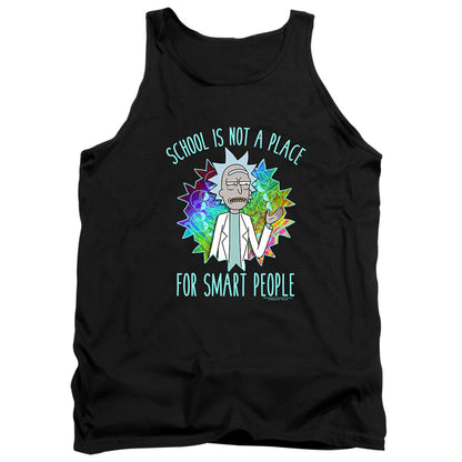 Rick And Morty School Mens Tank Top Shirt Black