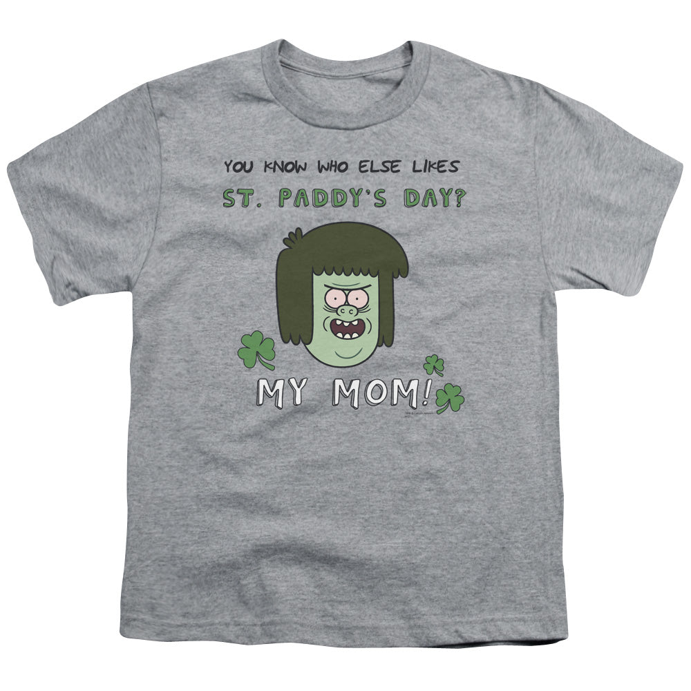 The Regular Show My Mom Kids Youth T Shirt Athletic Heather