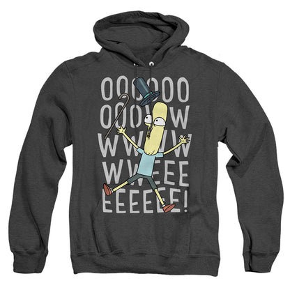 Rick And Morty Oowweeeee Mens Heather Hoodie Black Officially Licensed