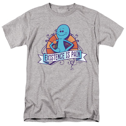 Rick And Morty Existence Is Pain Mens T Shirt Athletic Heather