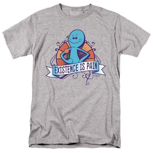 Rick And Morty Existence Is Pain Mens T Shirt Athletic Heather