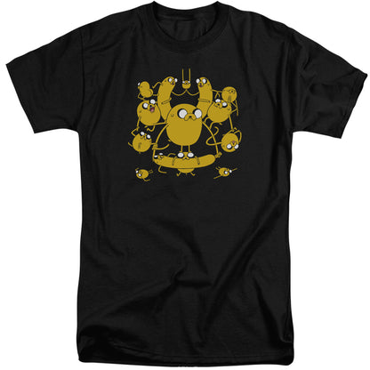 Adventure Time Jakes Mens Tall T Shirt Black