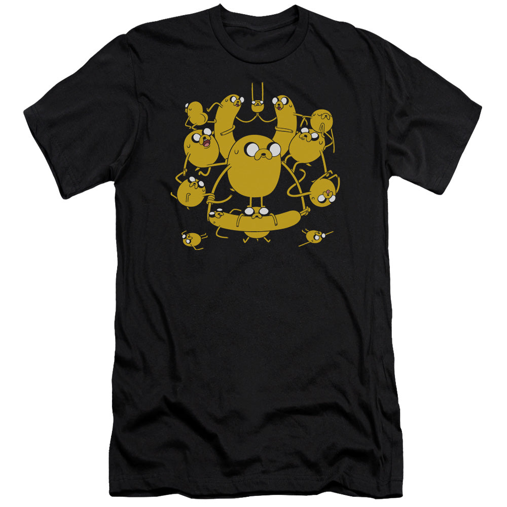 Adventure Time Jakes Premium Bella Canvas Slim Fit Mens T Shirt Black