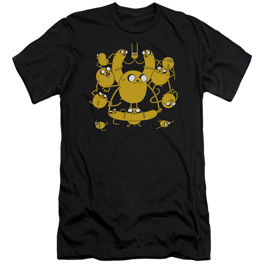 Adventure Time Jakes Premium Bella Canvas Slim Fit Mens T Shirt Black