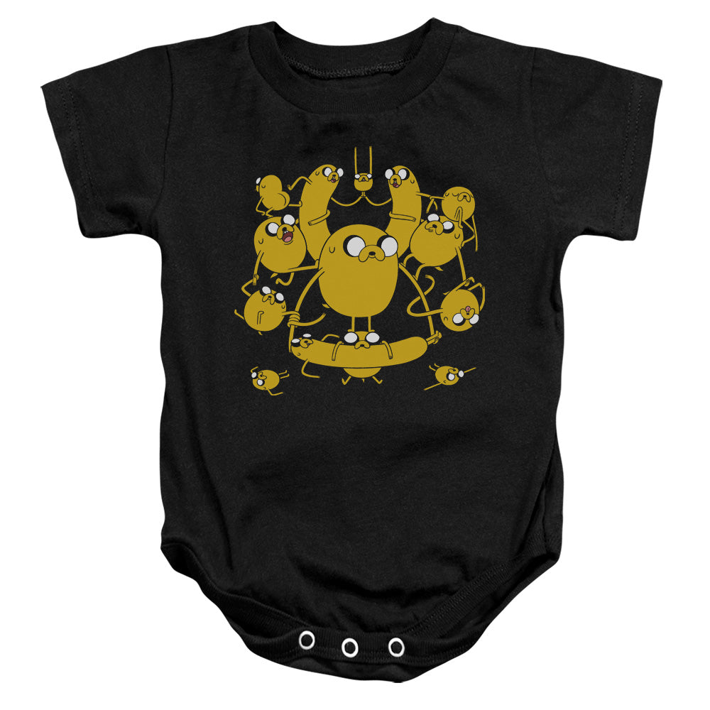 Adventure Time Jakes Infant Baby Snapsuit Black