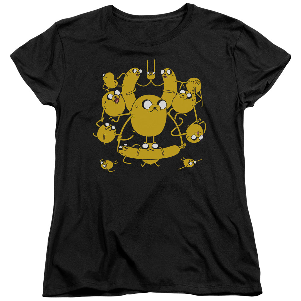 Adventure Time Jakes Womens T Shirt Black