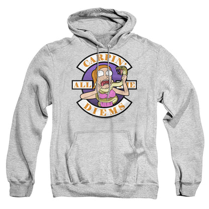 Rick And Morty Carp En All Them Diems Mens Hoodie Athletic Heather
