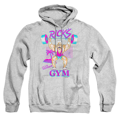 Rick And Morty Ricks Gym Mens Hoodie Athletic Heather