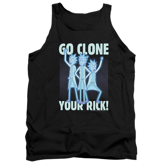 Rick And Morty Go Clone Your Rick Mens Tank Top Shirt Black