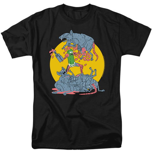 Rick And Morty The Adventures Of Pickle Rick Mens T Shirt Black