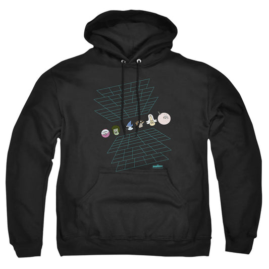 The Regular Show Regular Grid Mens Hoodie Black Officially Licensed