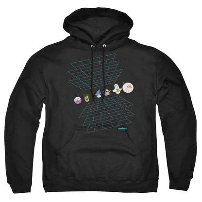The Regular Show Regular Grid Mens Hoodie Black Officially Licensed