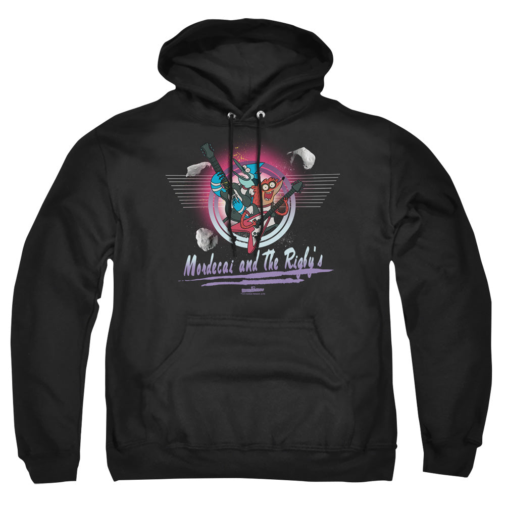 The Regular Show Mordecai & The Rigbys Mens Hoodie Black Officially Licensed