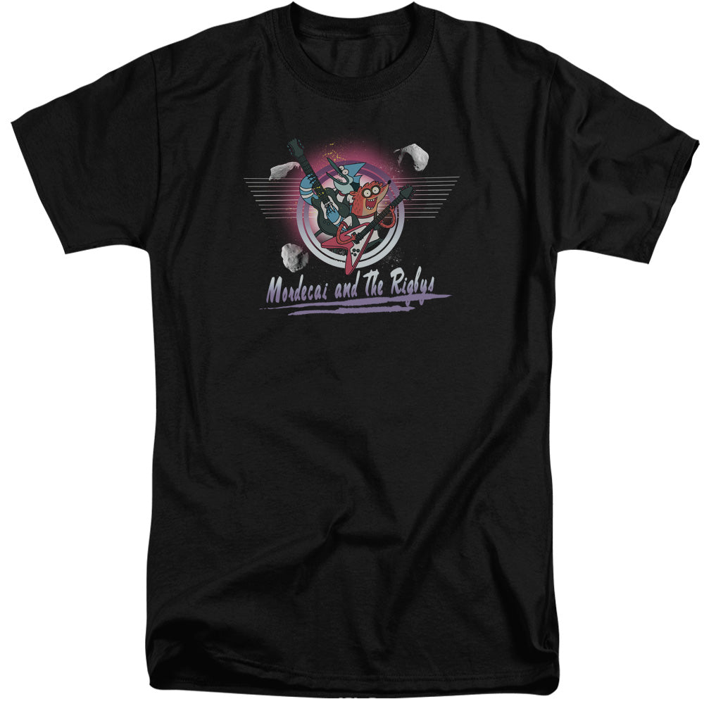 The Regular Show Mordecai & the Rigbys Mens Tall T Shirt Black