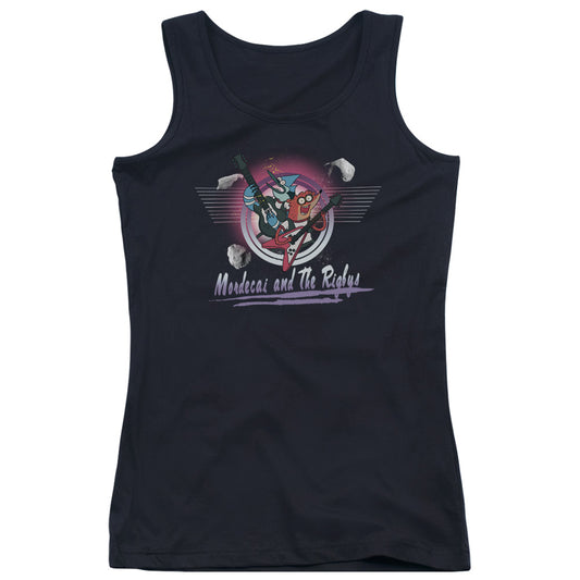 The Regular Show Mordecai & the Rigbys Womens Tank Top Shirt Black