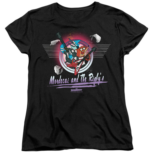 The Regular Show Mordecai & The Rigbys Womens T Shirt Black Officially Licensed