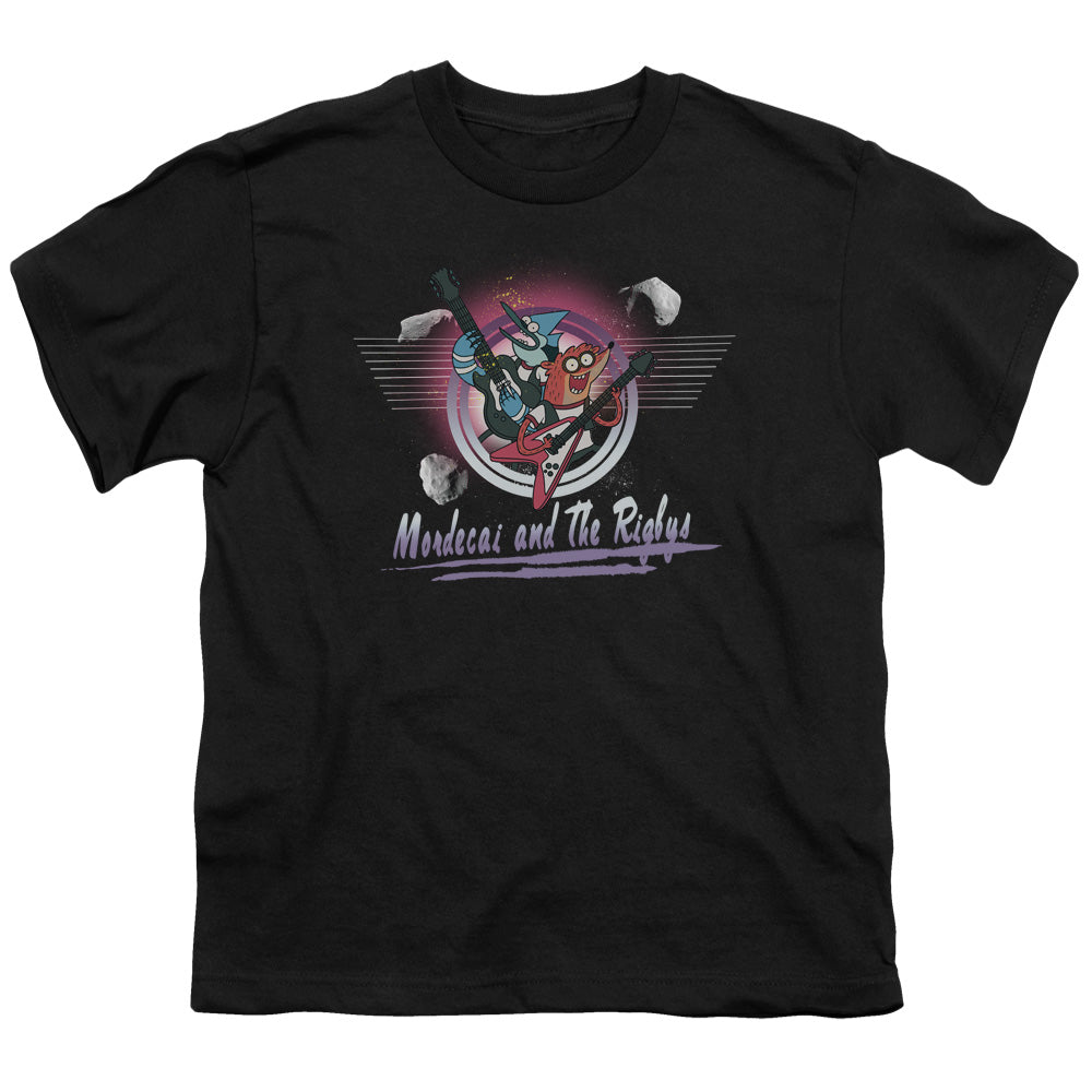 The Regular Show Mordecai & the Rigbys Kids Youth T Shirt Black
