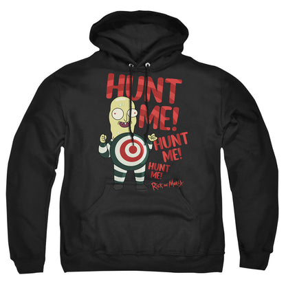 Rick And Morty Hunt Me Mens Hoodie Black