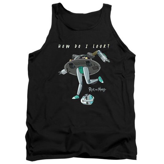 Rick And Morty How Do I Look? Mens Tank Top Shirt Black