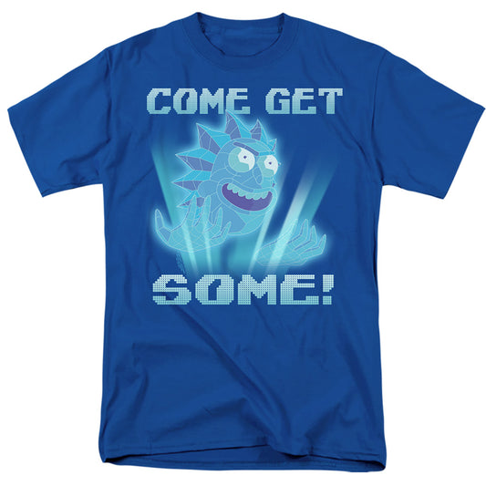 Rick And Morty Come Get Some Mens T Shirt Royal Blue