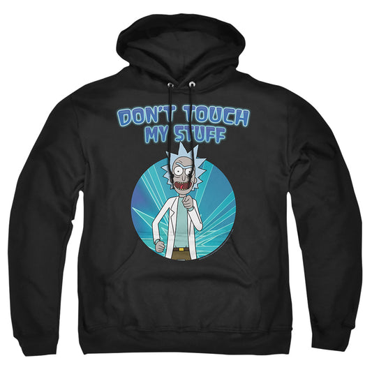 Rick And Morty Don'T Touch Mens Hoodie Black
