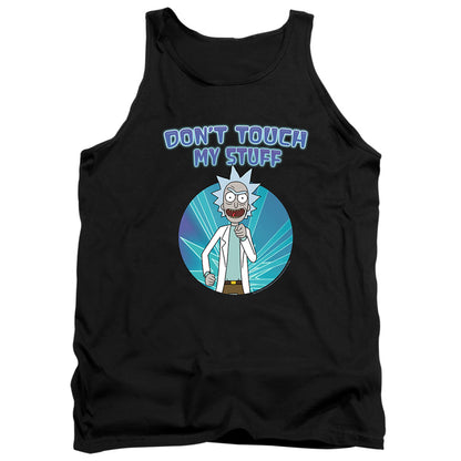 Rick And Morty Don'T Touch Mens Tank Top Shirt Black