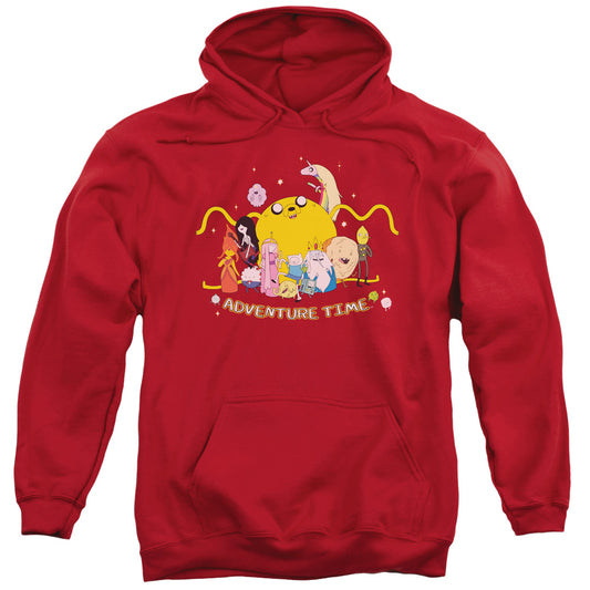 Adventure Time Outstretched Mens Hoodie Red