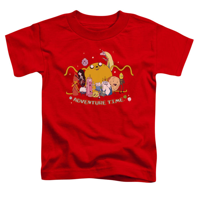 Adventure Time Outstretched Toddler Kids Youth T Shirt Red