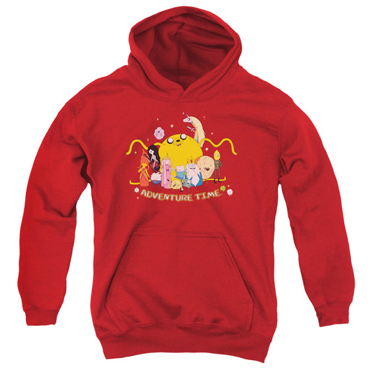 Adventure Time Outstretched Kids Youth Hoodie Red