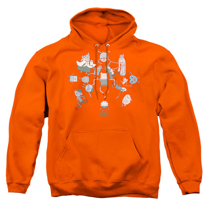 Adventure Time Glob Ball Mens Hoodie Orange