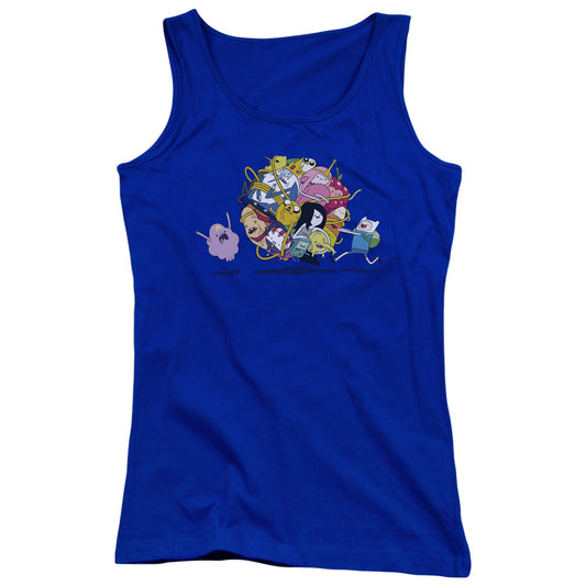 Adventure Time Glob Ball Womens Tank Top Shirt Royal Blue