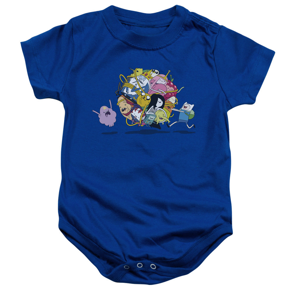 Adventure Time Glob Ball Infant Baby Snapsuit Royal Blue