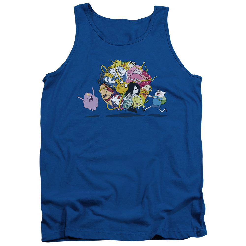 Adventure Time Glob Ball Mens Tank Top Shirt Royal Blue