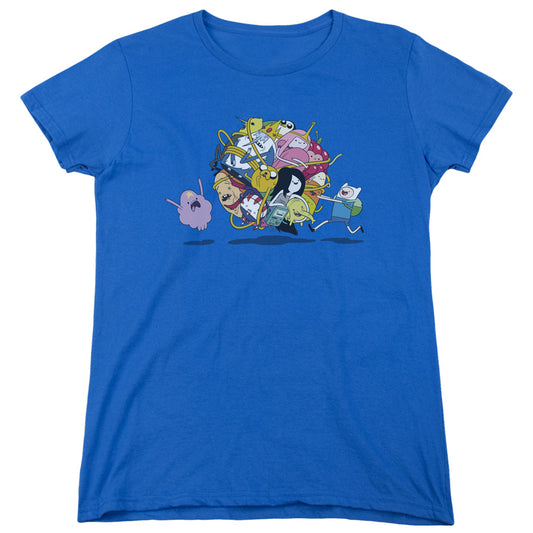 Adventure Time Glob Ball Womens T Shirt Royal Blue