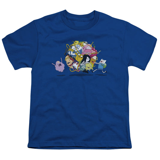 Adventure Time Glob Ball Kids Youth T Shirt Royal Blue