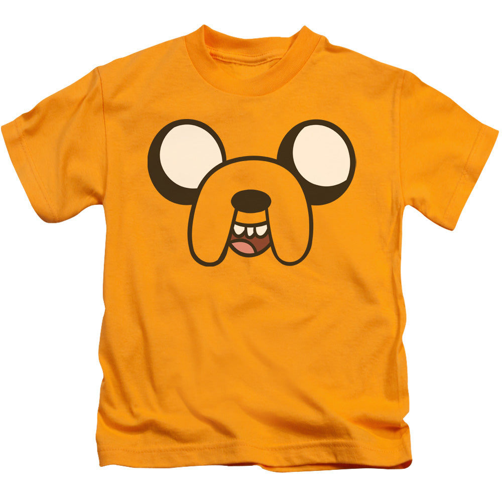 Adventure Time Jake Head Juvenile Kids Youth T Shirt Gold 