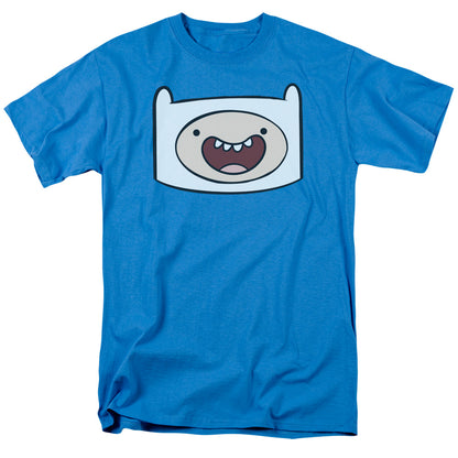 Adventure Time Finn Head Mens T Shirt Turquoise