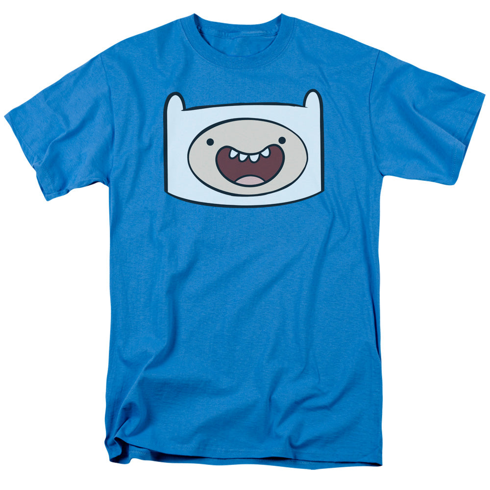 Adventure Time Finn Head Mens T Shirt Turquoise