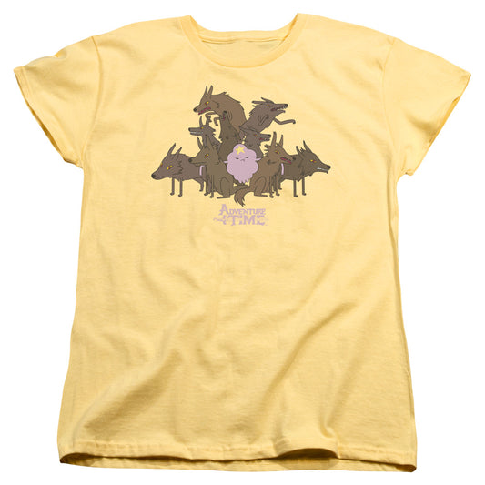 Adventure Time Lsp & Wolves Womens T Shirt Banana