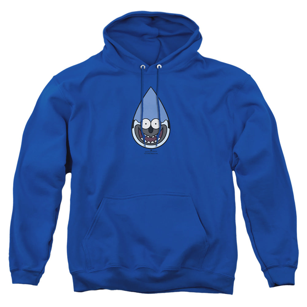 Regular Show Mordecai Mens Hoodie Royal Blue