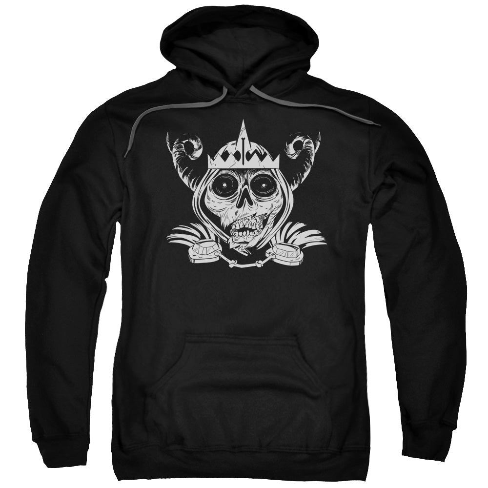 Adventure Time Skull Face Mens Hoodie Black