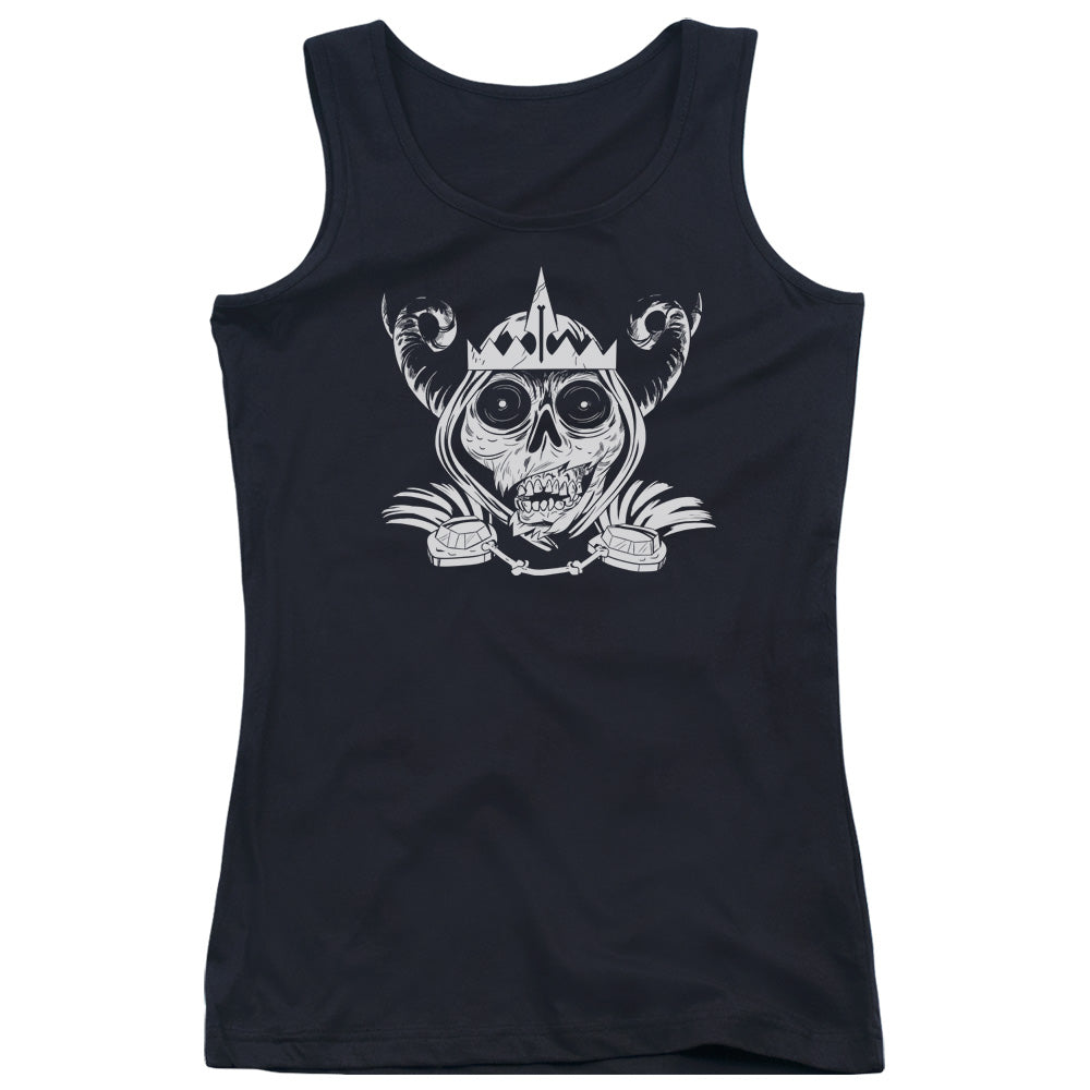 Adventure Time Skull Face Womens Tank Top Shirt Black