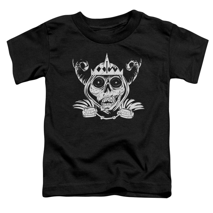 Adventure Time Skull Face Toddler Kids Youth T Shirt Black