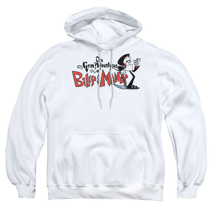 Billy & Mandy Logo Mens Hoodie White Officially Licensed