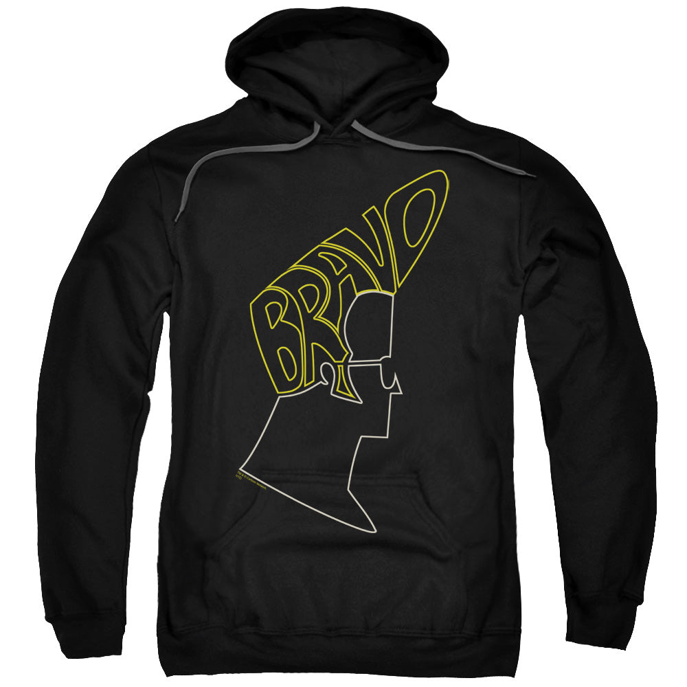 Johnny Bravo Bravo Hair Mens Hoodie Black