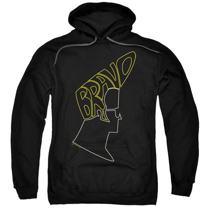 Johnny Bravo Bravo Hair Mens Hoodie Black