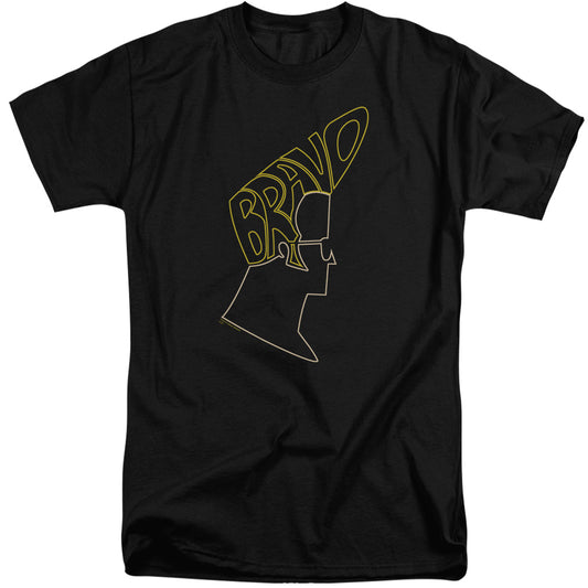Johnny Bravo Bravo Hair Mens Tall T Shirt Black