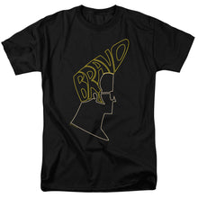 Load image into Gallery viewer, Johnny Bravo Bravo Hair Mens T Shirt Black