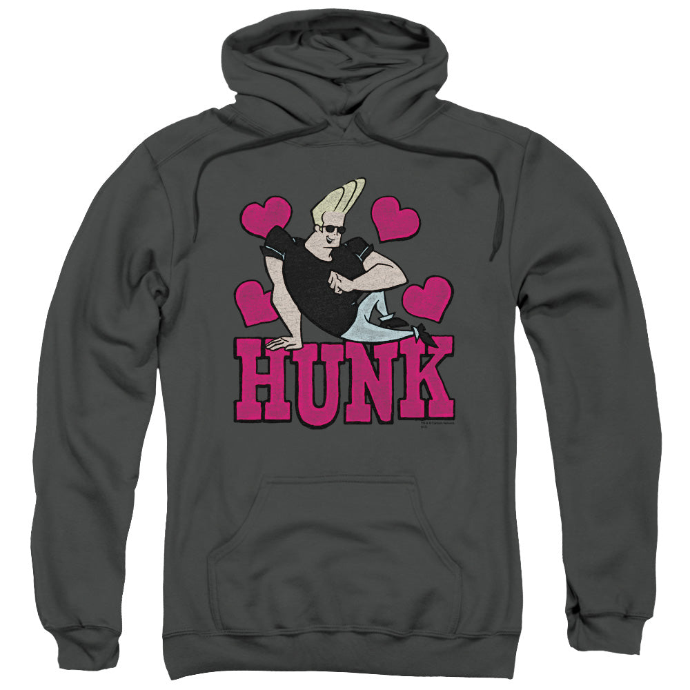Johnny Bravo Hunk Mens Hoodie Charcoal