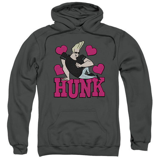 Johnny Bravo Hunk Mens Hoodie Charcoal